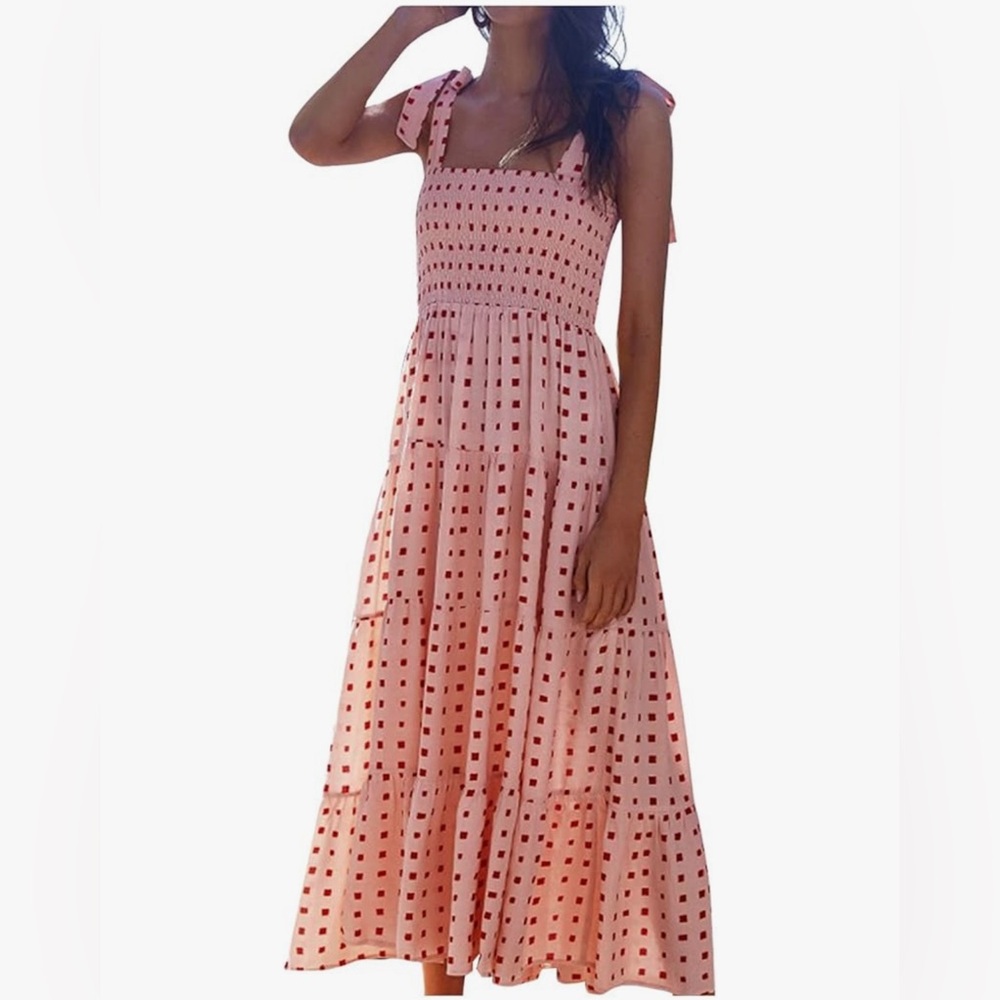 Pink Maxi Dress - Amazon Sz L